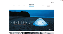 Desktop Screenshot of boreasgear.com